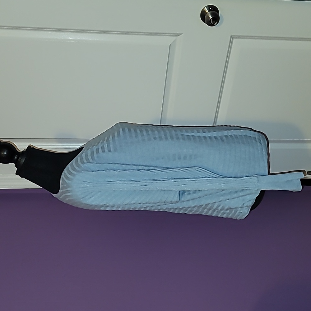 Soho Jeans Light Blue Striped Long Sleeve Top Sz: XL - Picture 3 of 7